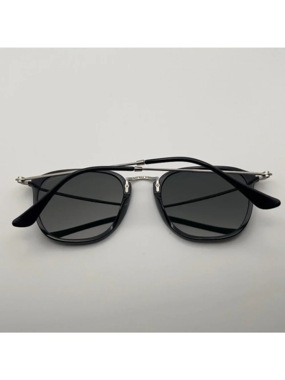 Ray-Ban RB2448-N 901 Sunglasses Frames Horn Rim Black Silver 51 21-150 Case
